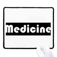 Dıythinker Siyah Course And Major Medicine Siyah Kaymaz Fare Altlığı