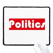 Dıythinker Siyah Course And Major Politics Kırmızı Kaymaz Fare Altlığı