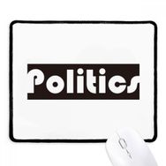 Dıythinker Siyah Course And Major Politics Siyah Kaymaz Fare Altlığı