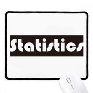 Dıythinker Siyah Course And Major Statistics Siyah Kaymaz Fare Altlığı