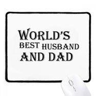 Dıythinker Siyah Dreaming World's Best Dad and Husband Alıntı Kaymaz Fare Altlığı