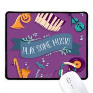 Dıythinker Siyah Elektrikli Piyano Müzik Kulaklığı Sesler Kaymaz Fare Altlığı