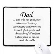 Dıythinker Siyah Encouraging Dad Festival Alıntı Kaymaz Fare Altlığı