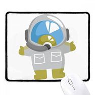 Dıythinker Siyah Evren ve Uzaylı Güzel Astronot Kaymaz Fare Altlığı