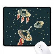 Dıythinker Siyah Evren ve Uzaylı UFO Kaymaz Fare Altlığı