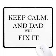 Dıythinker Siyah Fix It Dad Festival Alıntı Kaymaz Fare Altlığı