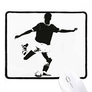 Dıythinker Siyah Fiziksel Eğitim Futbol Atışı Kaymaz Fare Altlığı
