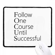 Dıythinker Siyah Follow Successful Alıntı Kaymaz Fare Altlığı