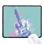Dıythinker Siyah Gitar Müzik Taze Desen İllüstrasyon Kaymaz Fare Altlığı