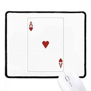 Dıythinker Siyah Heart A Kartları Desenli Kaymaz Fare Altlığı