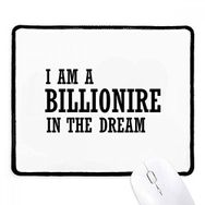 Dıythinker Siyah I Am A Millionaire In The Dream Kaymaz Fare Altlığı
