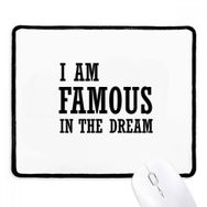 Dıythinker Siyah I Am Famous In The Dream Kaymaz Fare Altlığı
