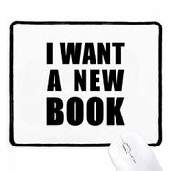 Dıythinker Siyah I Want A New Book Kaymaz Fare Altlığı