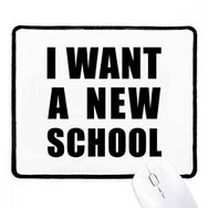 Dıythinker Siyah I Want A New School Kaymaz Fare Altlığı