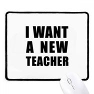 Dıythinker Siyah I Want A New Teacher Kaymaz Fare Altlığı