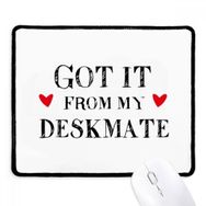 Dıythinker Siyah It From My Deskmate Mezuniyet Sezonu Kaymaz Fare Altlığı Kenarlı