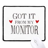 Dıythinker Siyah It From My Monitor Mezuniyet Sezonu Kaymaz Fare Altlığı