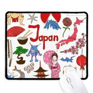 Dıythinker Siyah Japonya Landscap Hayvanlar Ulusal Bayrak Kaymaz Fare Altlığı