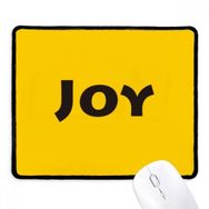 Dıythinker Siyah Joy Word İlham Verici Alıntı Sözler Kaymaz Fare Altlığı