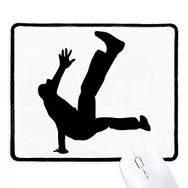 Dıythinker Siyah Jumping Dansçı Spor Hip Hop Kaymaz Fare Altlığı