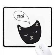 Dıythinker Siyah Kedi Kafası Meow Hayvan Kaymaz Fare Altlığı