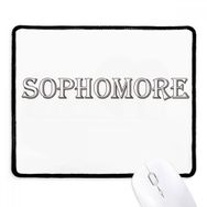 Dıythinker Siyah Kelimeler Sophomore Kaymaz Siyah Başlıklı Kenarlar Mouse Pad