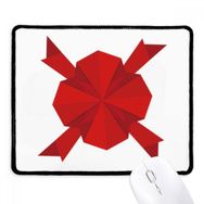 Dıythinker Siyah Kırmızı Soyut Noel Dekorasyonu Origami Kaymaz Fare Altlığı