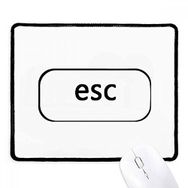 Dıythinker Siyah Klavye Sembolü Esc Kaymaz Fare Altlığı