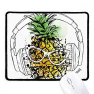 Dıythinker Siyah Kulaklık Ananas Güneş Gözlüğü Meyve Kaymaz Fare Altlığı