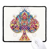 Dıythinker Siyah Kürek Kartları Geometrik Desen Kaymaz Fare Altlığı