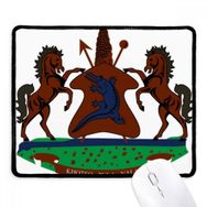 Dıythinker Siyah Lesotho Afrika Ulusal Amblem Kaymaz Fare Altlığı