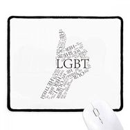 Dıythinker Siyah LGBT Gökkuşağı Bayrağı Harika Kaymaz Fare Altlığı