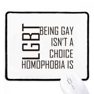 Dıythinker Siyah LGBT Gökkuşağı Bayrağı Seçimi Veya Kaymaz Fare Altlığı