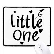 Dıythinker Siyah Little One Alıntılı Kaymaz Fare Altlığı