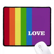 Dıythinker Siyah Love LGBT Gökkuşağı Homo Kaymaz Fare Altlığı