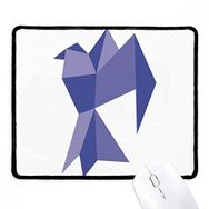 Dıythinker Siyah Mor Origami Soyut Güvercin Desenli Kaymaz Fare Altlığı