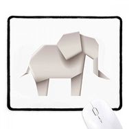 Dıythinker Siyah Origami Geometrik Soyut Fil Desenli Kaymaz Fare Altlığı