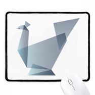 Dıythinker Siyah Origami Soyut Tavus Kuşu Geometrik Şekilli Kaymaz Fare Altlığı