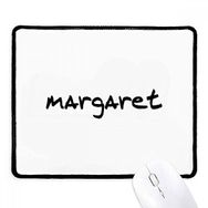 Dıythinker Siyah Özel El Yazısı İngilizce İsim MARGARET Kaymaz Fare Altlığı