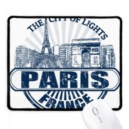 Dıythinker Siyah Paris Fransa Bayrağı Eyfel Kulesi Mimarisi Kaymaz Fare Altlığı