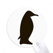 Dıythinker Siyah Penguen Hayvan Portrayal Baskılı Yuvarlak Kaymaz Kauçuk Mouse Pad