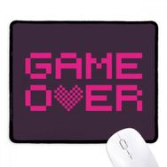 Dıythinker Siyah Pink Game Over Pixel Kaymaz Fare Altlığı