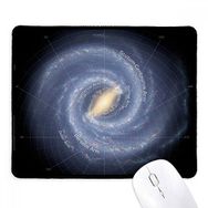 Dıythinker Siyah Planet Stars Galaxy Işık yılı Kaymaz Fare Altlığı