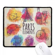 Dıythinker Siyah Renkli Hayat Fransa Eyfel Kulesi Paris Kaymaz Fare Altlığı