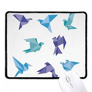 Dıythinker Siyah Renkli Origami Soyut Güvercin Desenli Kaymaz Fare Altlığı