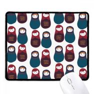 Dıythinker Siyah Rusya Erkek Kız Bebek Matryoshka Kaymaz Fare Altlığı