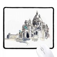 Dıythinker Siyah Sacre-Coeur Paris Fransa Kaymaz Fare Altlığı