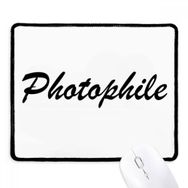 Dıythinker Siyah Şık Kelime Fotofile Kaymaz Fare Altlığı
