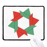 Dıythinker Siyah Soyut Noel Çiçeği Origami Desenli Kaymaz Fare Altlığı