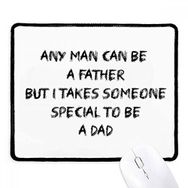 Dıythinker Siyah Special to Be A Dad Festival Alıntı Kaymaz Fare Altlığı